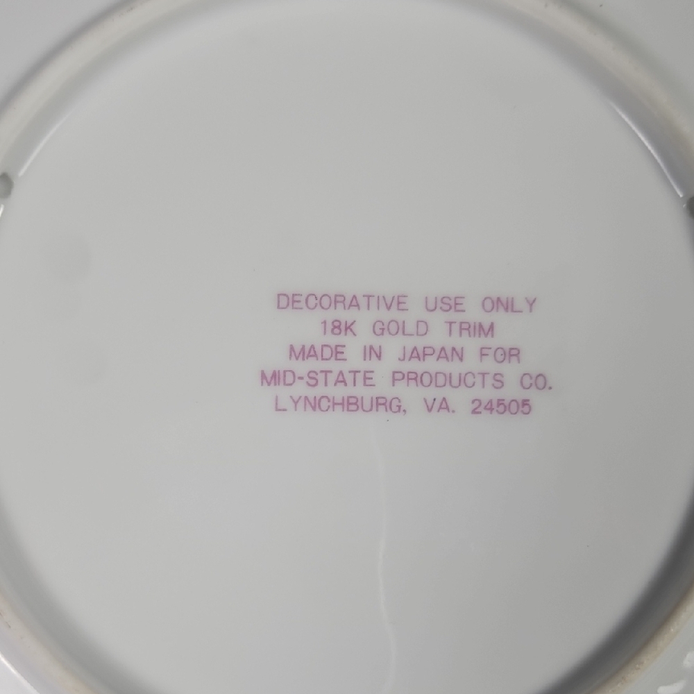 Vintage Plates "Jesus at the Door" & "The Lord's Prayer" 18K Gold Trim T18 - Picture 2 of 9